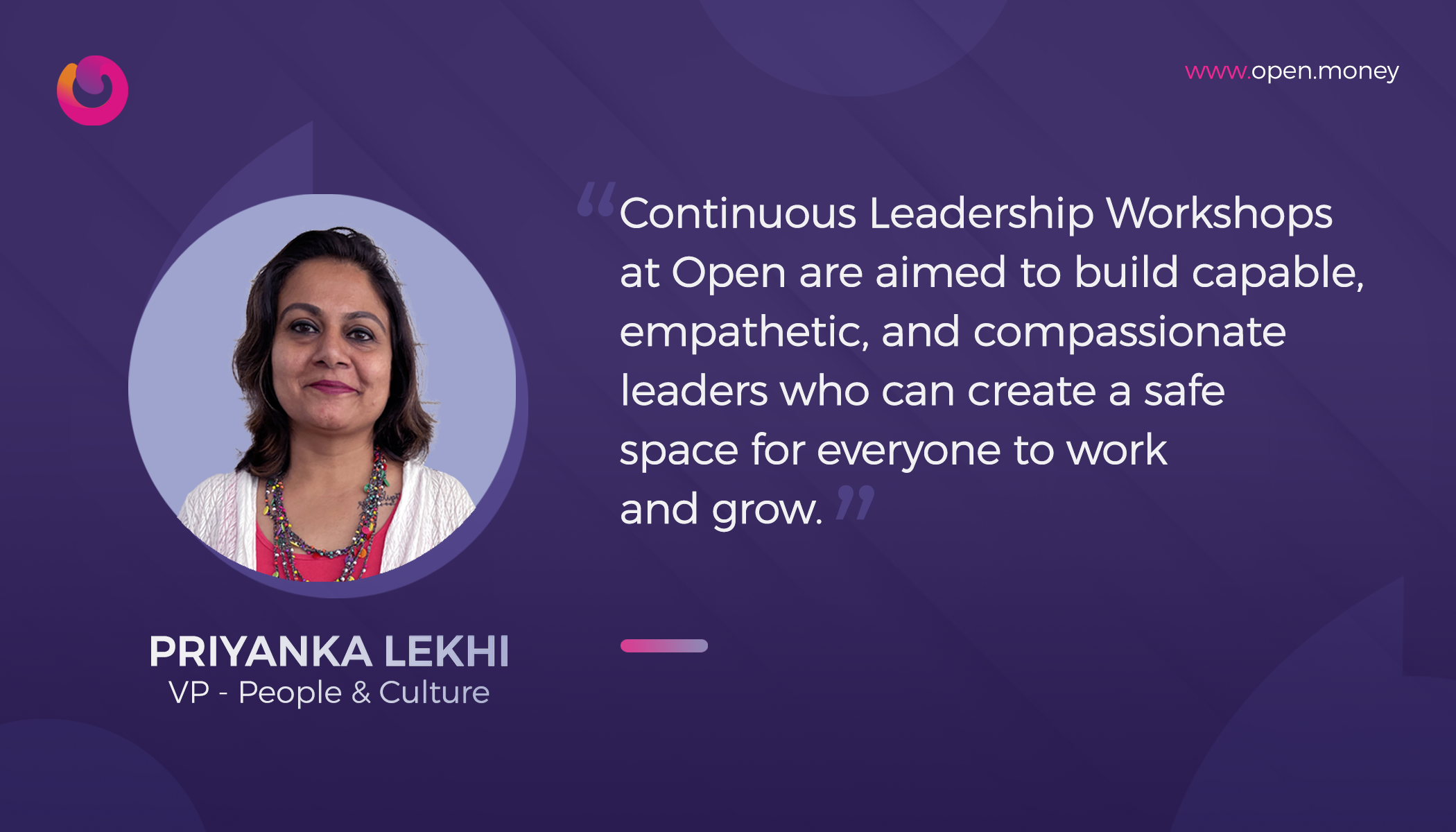Priyanka Lekhi | Continuous Leadership Workshop | Open