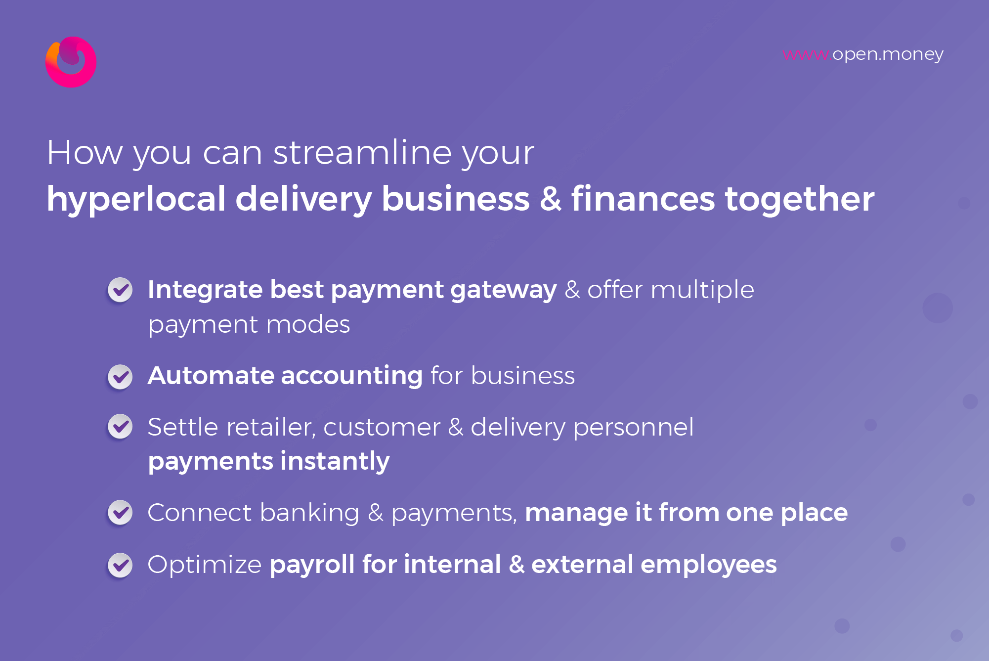Hyperlocal businesses can manage business & finances together 