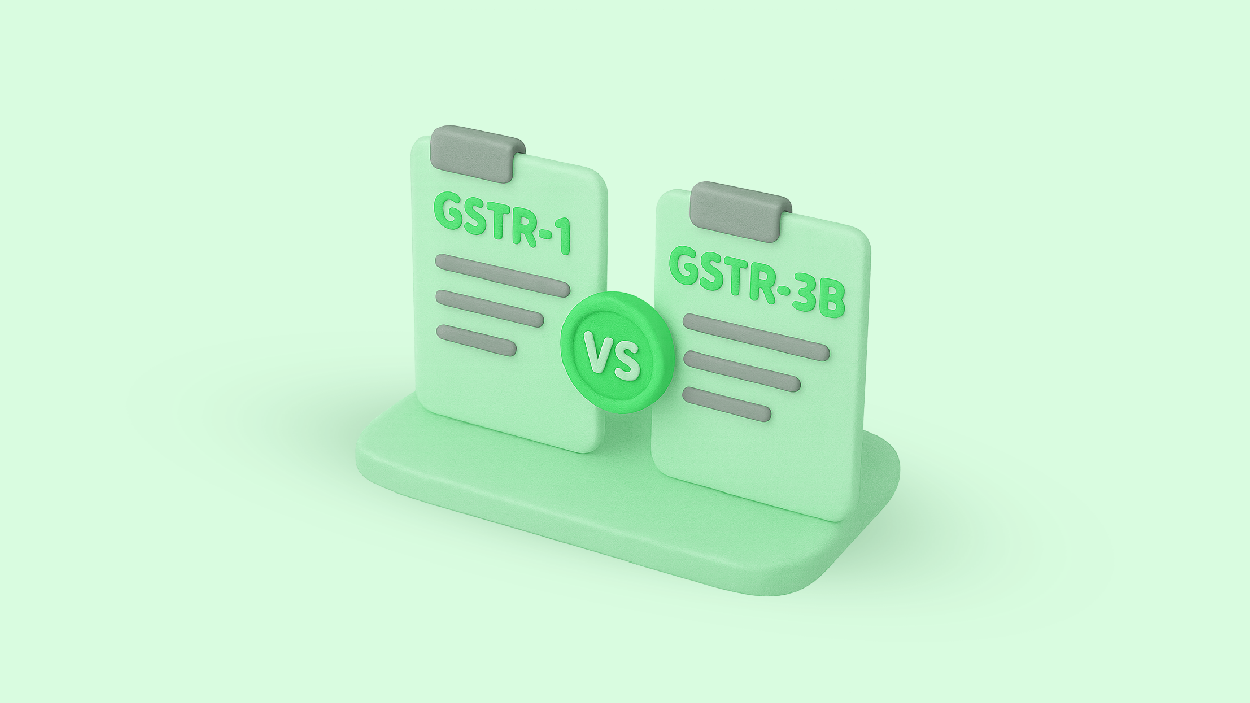 gstr1 vs gstr3b