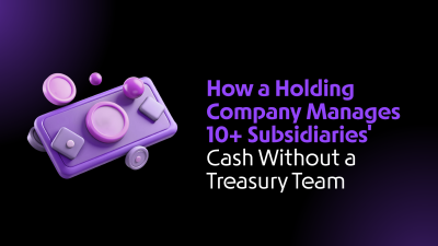 cash management for holding companies